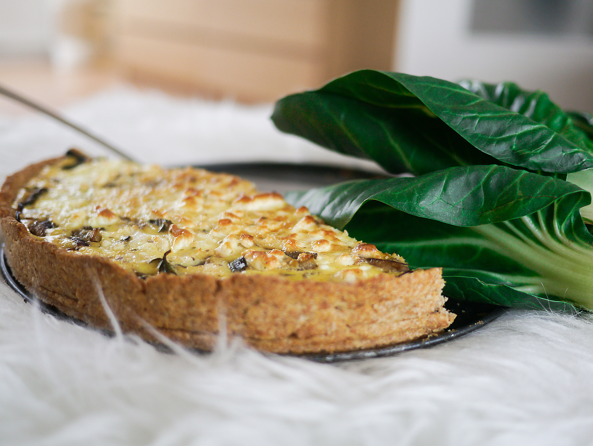 Der Herbst ist da! Mangold-Quiche mit Feta